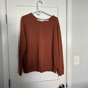 Universal Thread Rust-Toned Pullover Sweatshirt